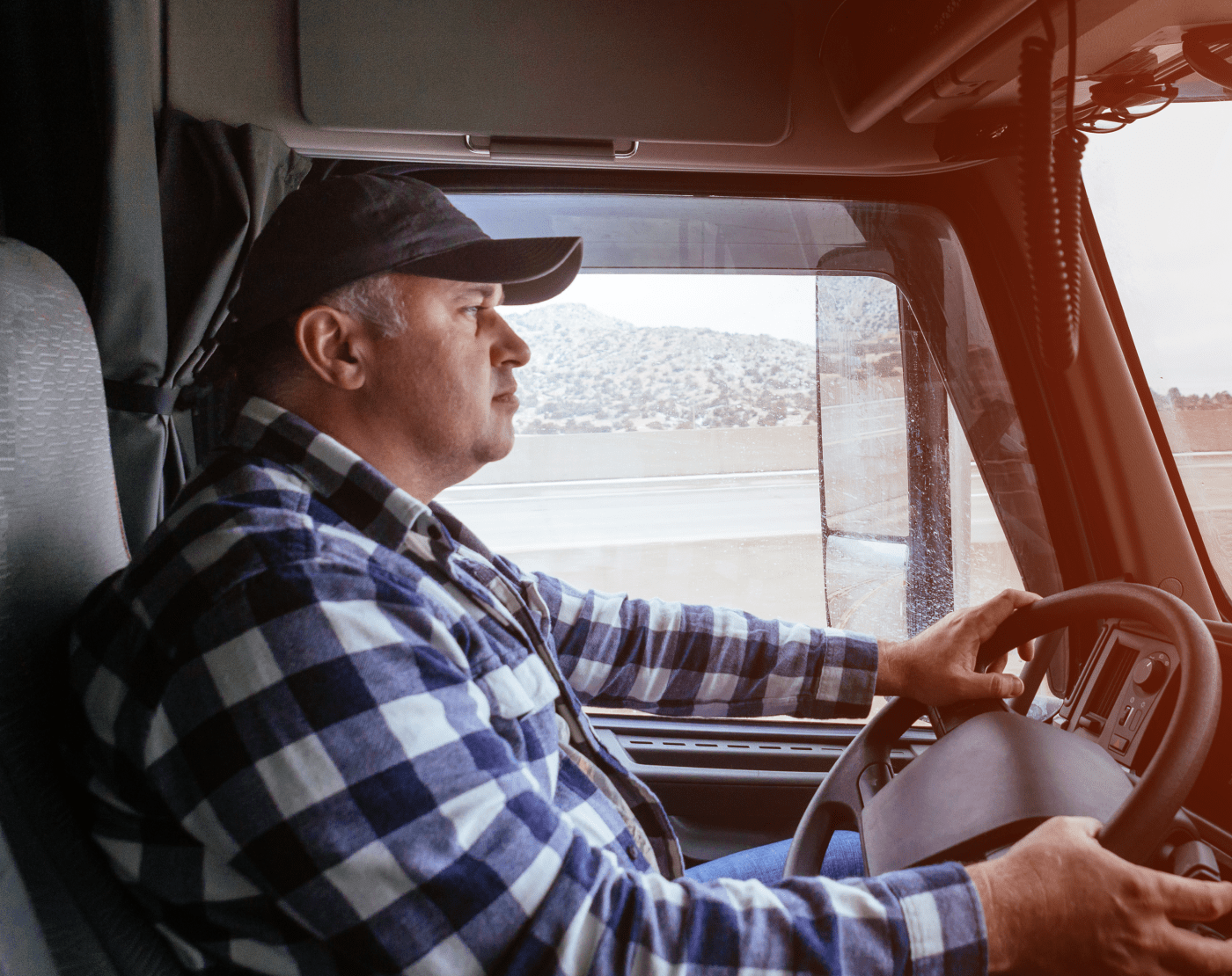 Truck driver image